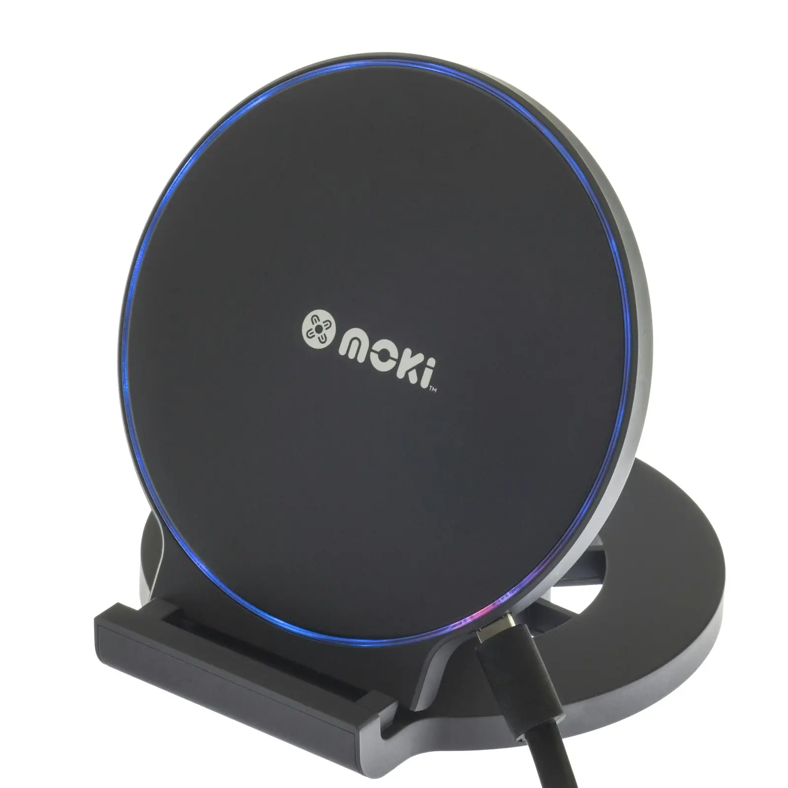 Moki ChargeStand Qi Wireless 10W Charger for Smartphone w/ Wireless Charging - Electronics