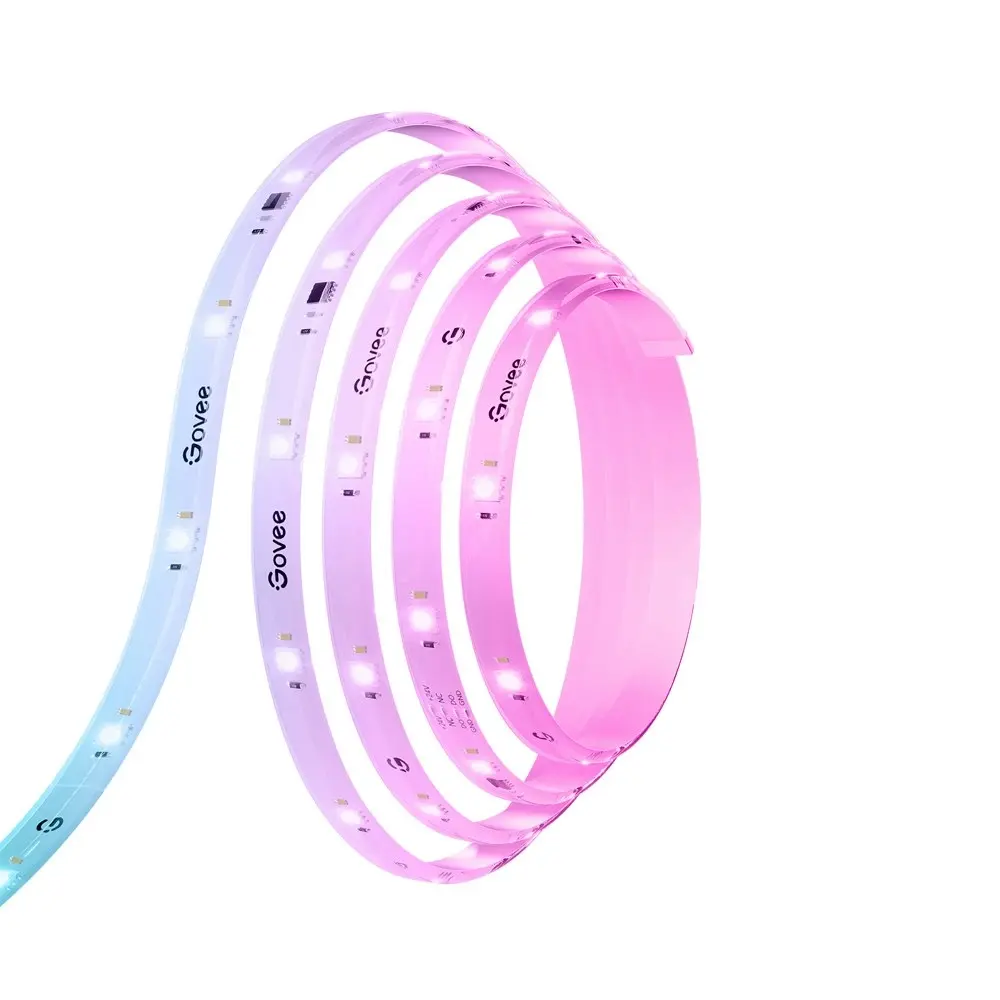 Clever Gear Govee RGBIC+W Smart LED Light Strip Matter App/Voice Control 5M - Home & Garden