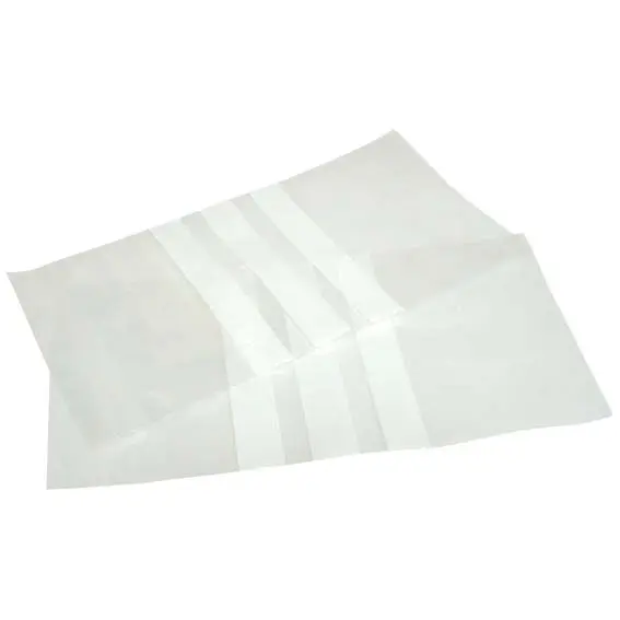 Livingstone Resealable Plastic Zip Lock Bag with 3 White Panel Clear 40 microns 100 x 180mm 1000 Box - Commercial
