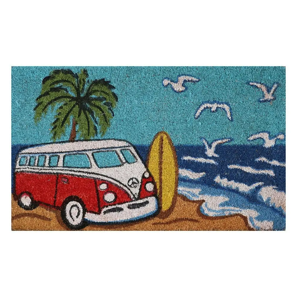 Solemate Latex Red Kombi Surf Mat 45x75cm Biodegradable Beach Multi Coloured - Home & Garden