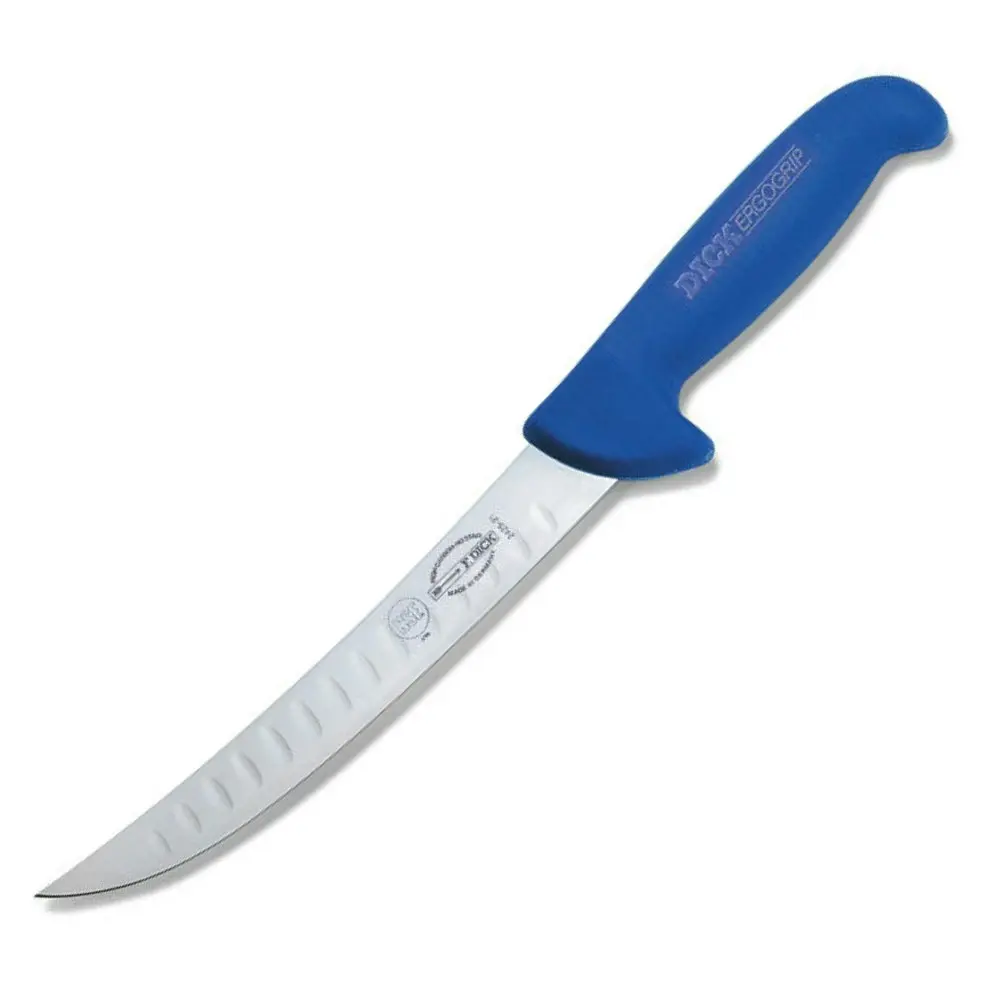 F DICK ErgoGrip 8" / 21cm Butchers Knife With Kullen Edge 8242521K - Home & Garden