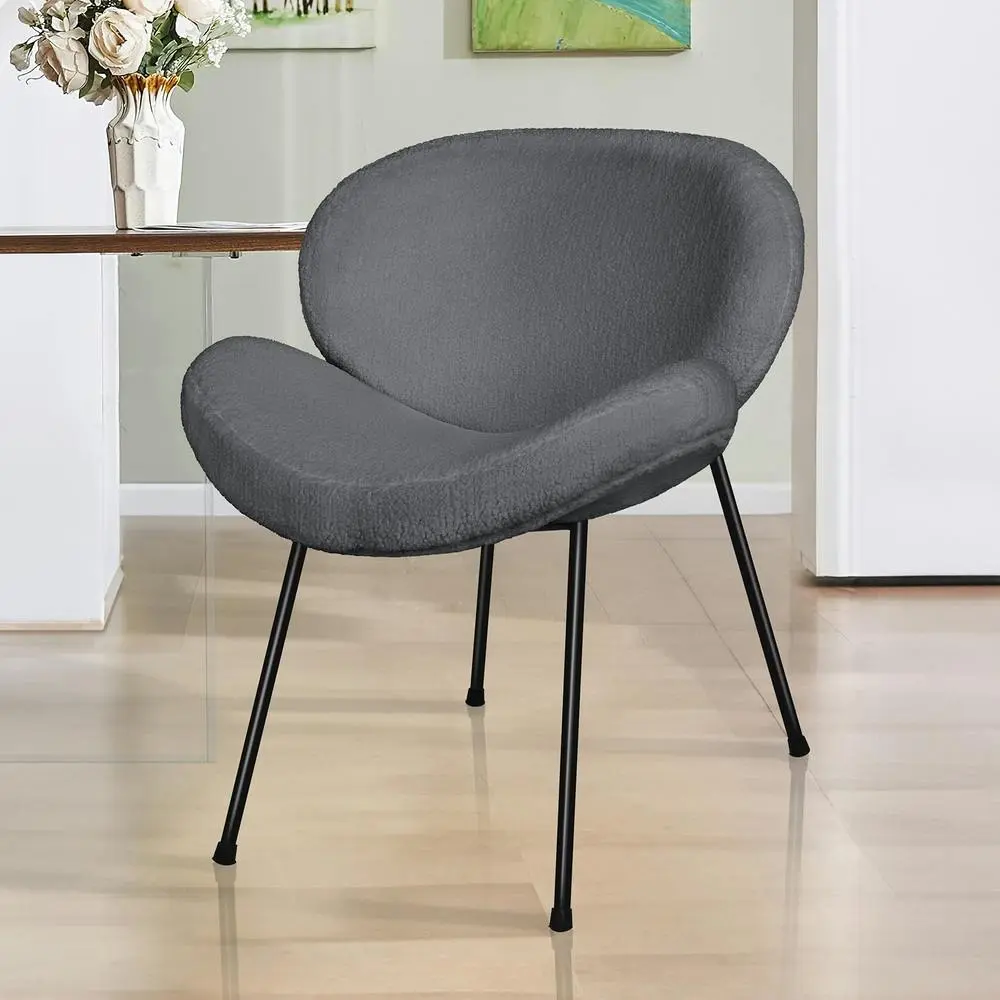Alfordson Dining Chair Sherpa Grey - Shop Dining Chairs & Bar Stools