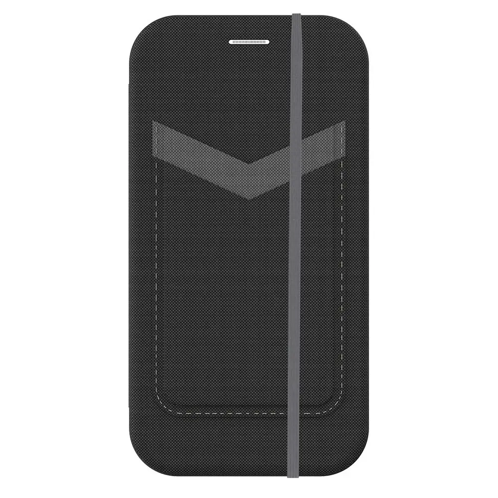 EFM Miami Leather Wallet Case Armour w/ D3O for iPhone 13 Pro Max Smoke Black - Electronics