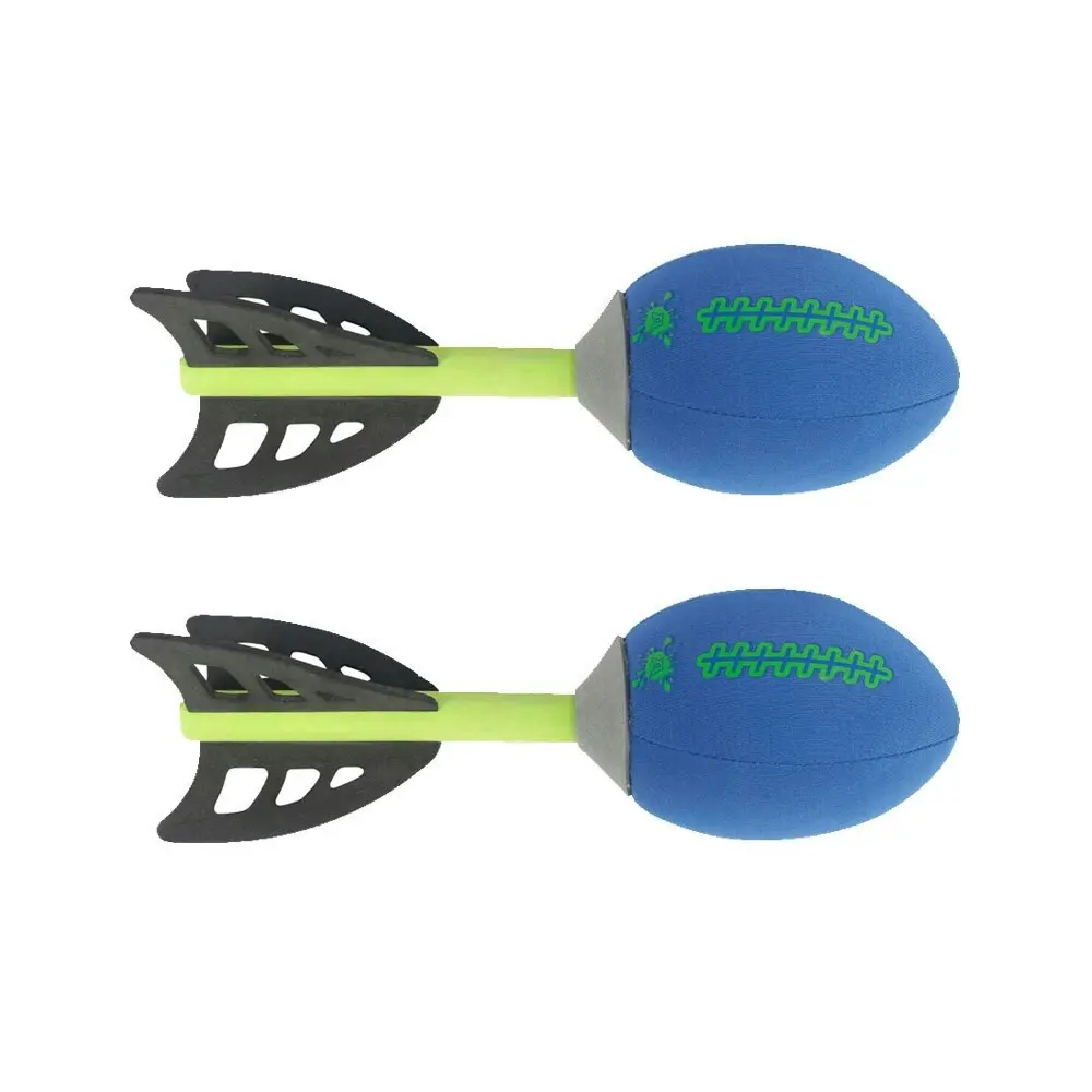 2x Razoo Aqua Splash Missle Football Outdoor Kids/Children Fun Play Toy 26cm 3+ - Toys & Games