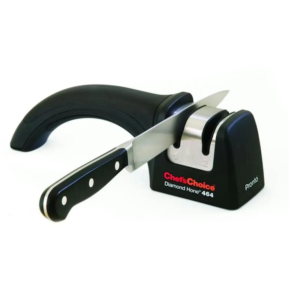Chefs Choice 464 Pronto 2 Stage Manual Diamond Hone Knife Sharpener - Home & Garden