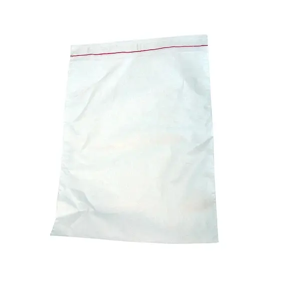 Livingstone White Patient Locker Bags with Self Adhesive Strip 27.5 x 20.5cm 1000 Box - Commercial