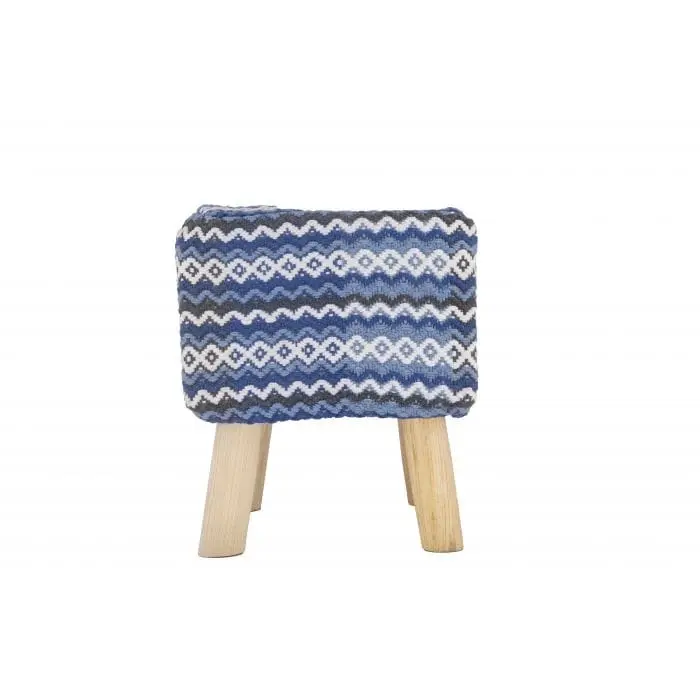 Ava Stool BLUE IVORY - Furniture