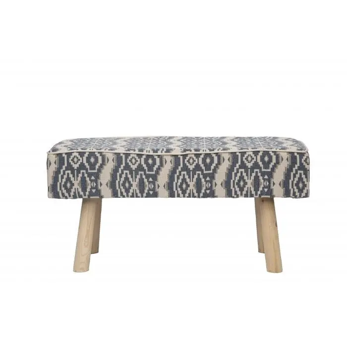Ava Upholstered Bench Set NAVY BLUE - Furniture