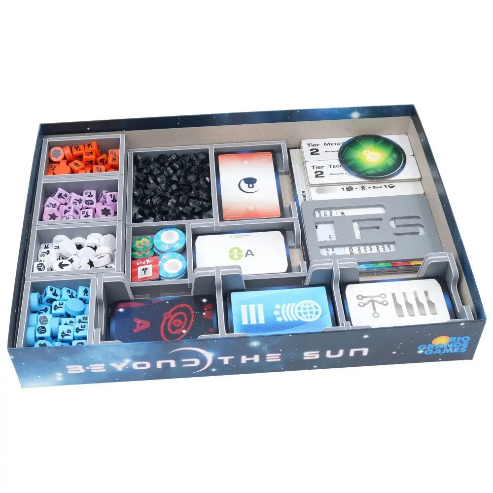 Folded Space Game Inserts Divider Tray Boardgame Organiser For Beyond The Sun - Toys & Games