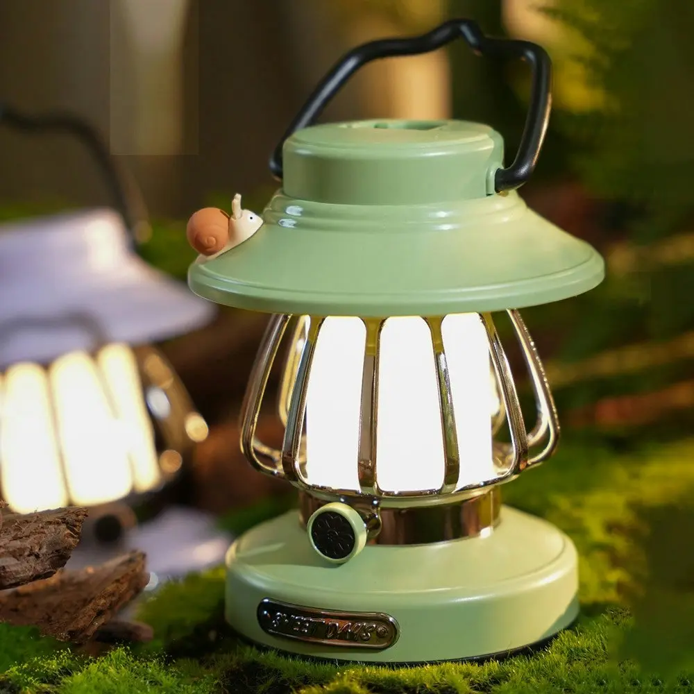 2Pcs Outdoor Camping Light Rechargeable Tent Mood Lamp Creative Night Light - Home & Garden
