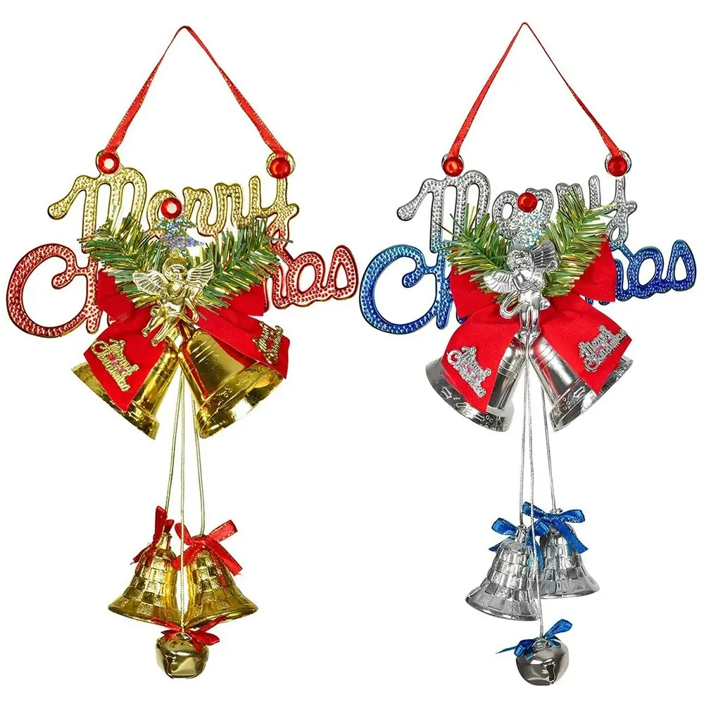 2Pcs Merry Christmas Bell Door Hanger Cluster Decoration - Up to 60% Off Christmas Decoration Specials