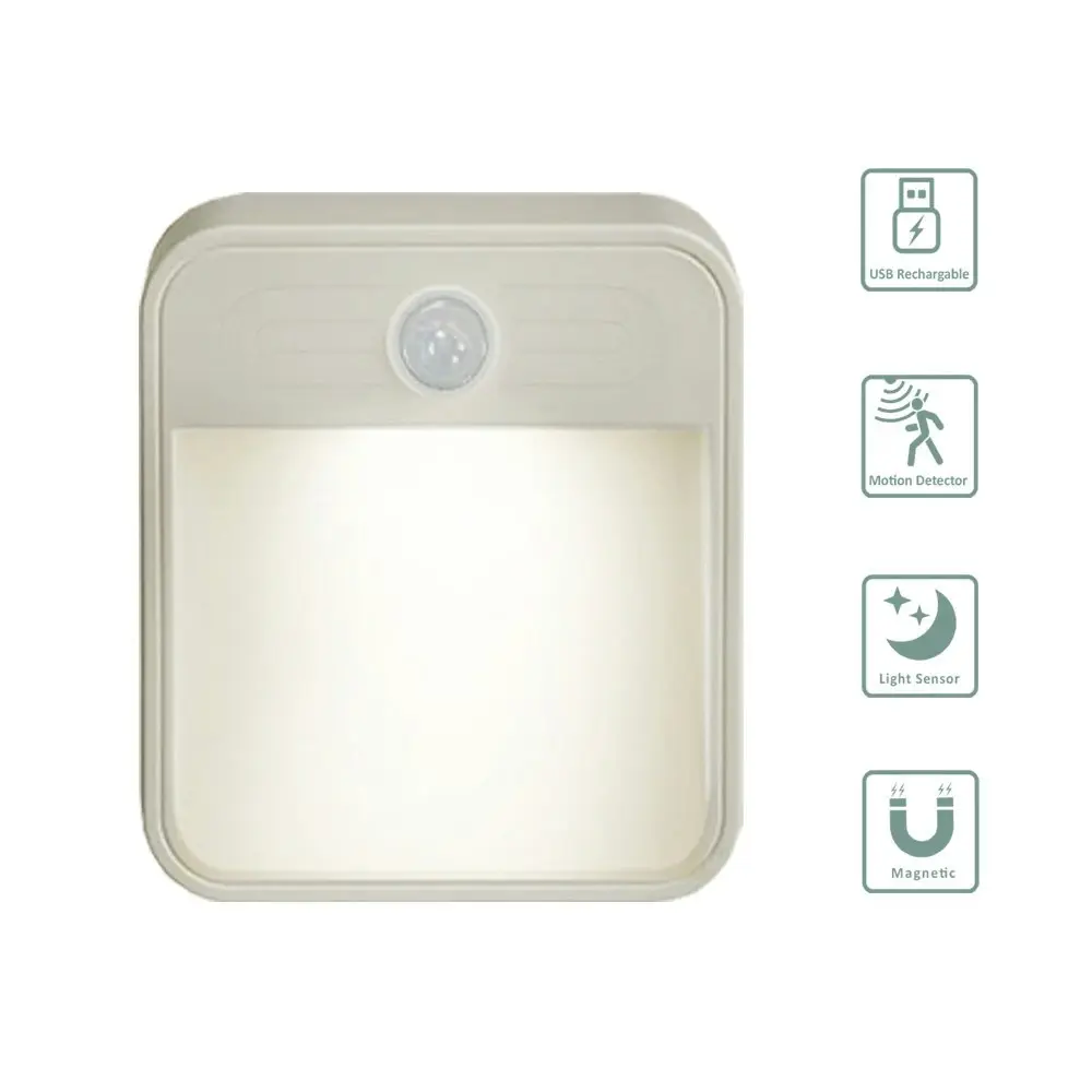 Sansai Slimline Motion Sensor Rechargeable Night Light/Lamp Home Decor/Lighting - Home & Garden