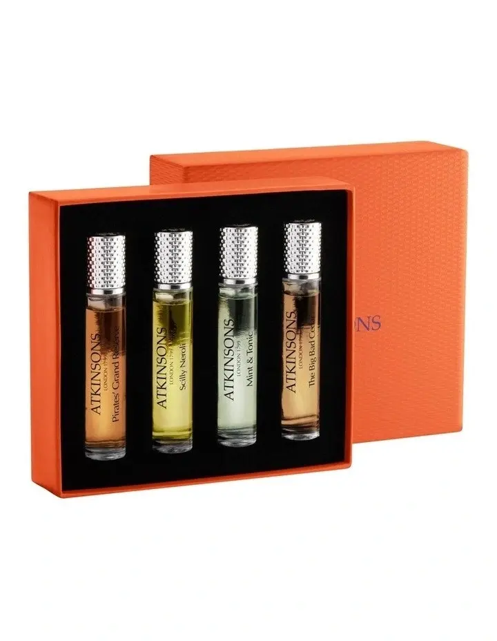 Atkinsons The Gems of the Empire 4 X 10ml Perfume Travel Gift Set - Beauty