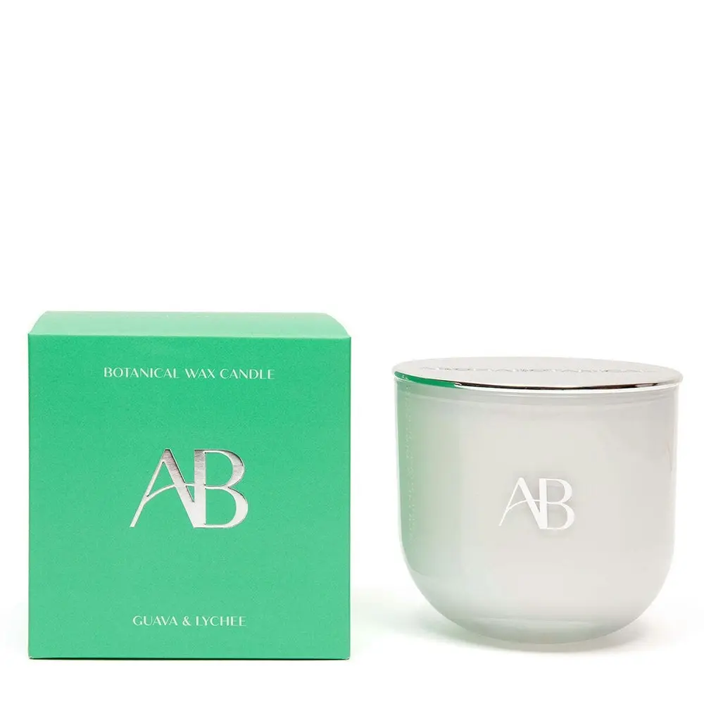 Aromabotanical 340g Scented Wax Candle Home Decor Room Fragrance Guava Lychee - Home & Garden