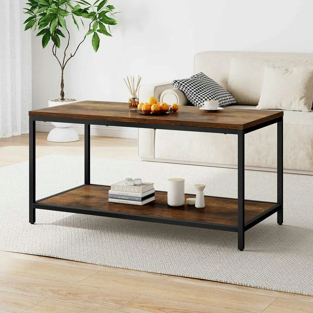 Alfordson Coffee Table Industrial - Furniture