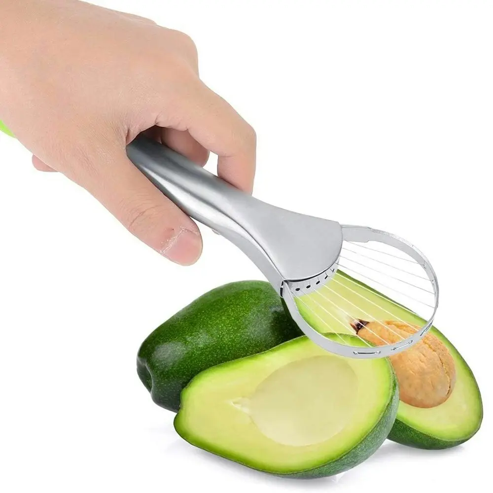 2 in 1 Avocado Cutter Multifunctional Kitchen Mango Cutter Avocado Pit Remover - Home & Garden
