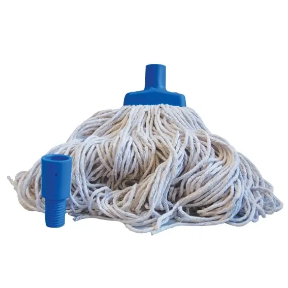 Livingstone Contractor Cotton Yarn Mop Head 500g, 22mm Screw Type Raw White - Commercial