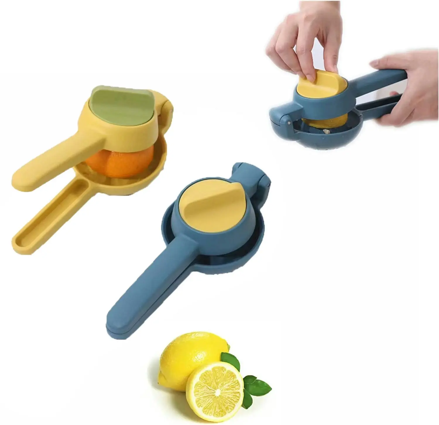 2pcs Manual Juicer Citrus Lemon Squeezer Fruit Juicer Hand Juicer Kitchen Tool - Home & Garden