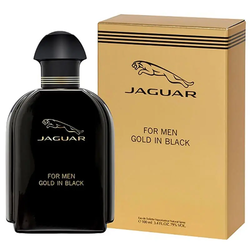 Jaguar For Men Gold In Black 100ml EDT (M) SP - Beauty