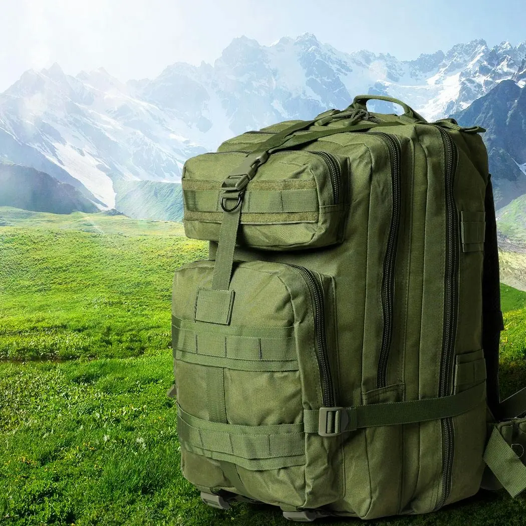 Slimbridge Military Tactical Backpack Hiking Camping Rucksack Outdoor Army - Fashion