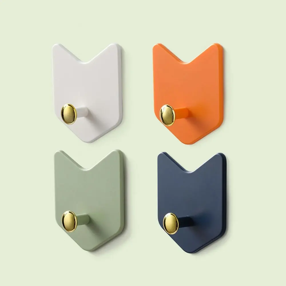 8Pcs No Punching Sticky Hook Bathroom Hook Clothes Bag Seamless Hook - Home & Garden