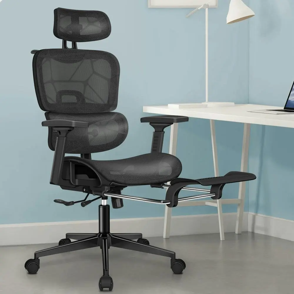 Alfordson Ergonomic Office Chair Executive Black - Furniture