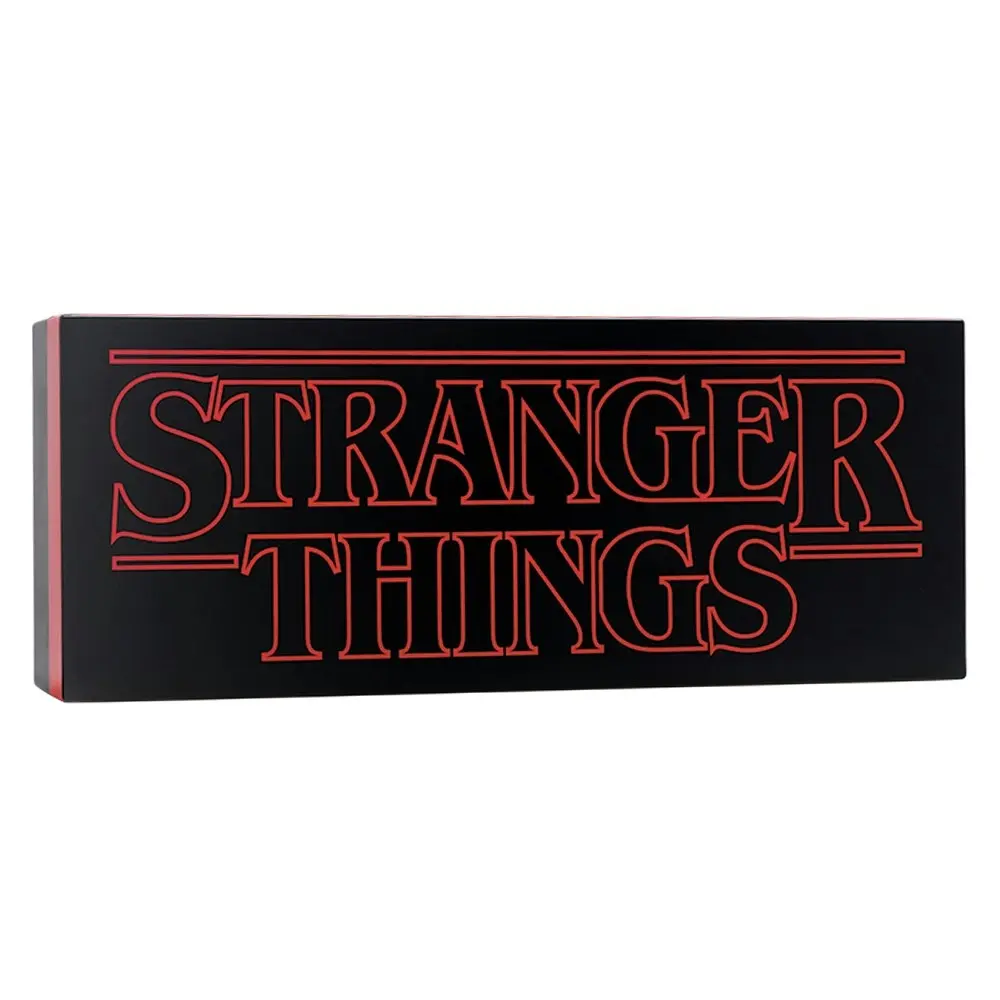 Paladone 30cm Stranger Things Logo Light Kids/Children Bedroom Side Table Lamp - Home & Garden