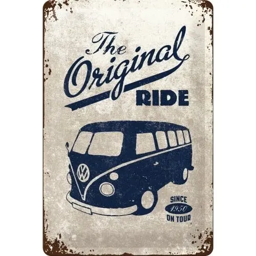 Nostalgic Art 20x30cm Medium Metal Wall Hanging Sign The Original Ride Decor - Home & Garden