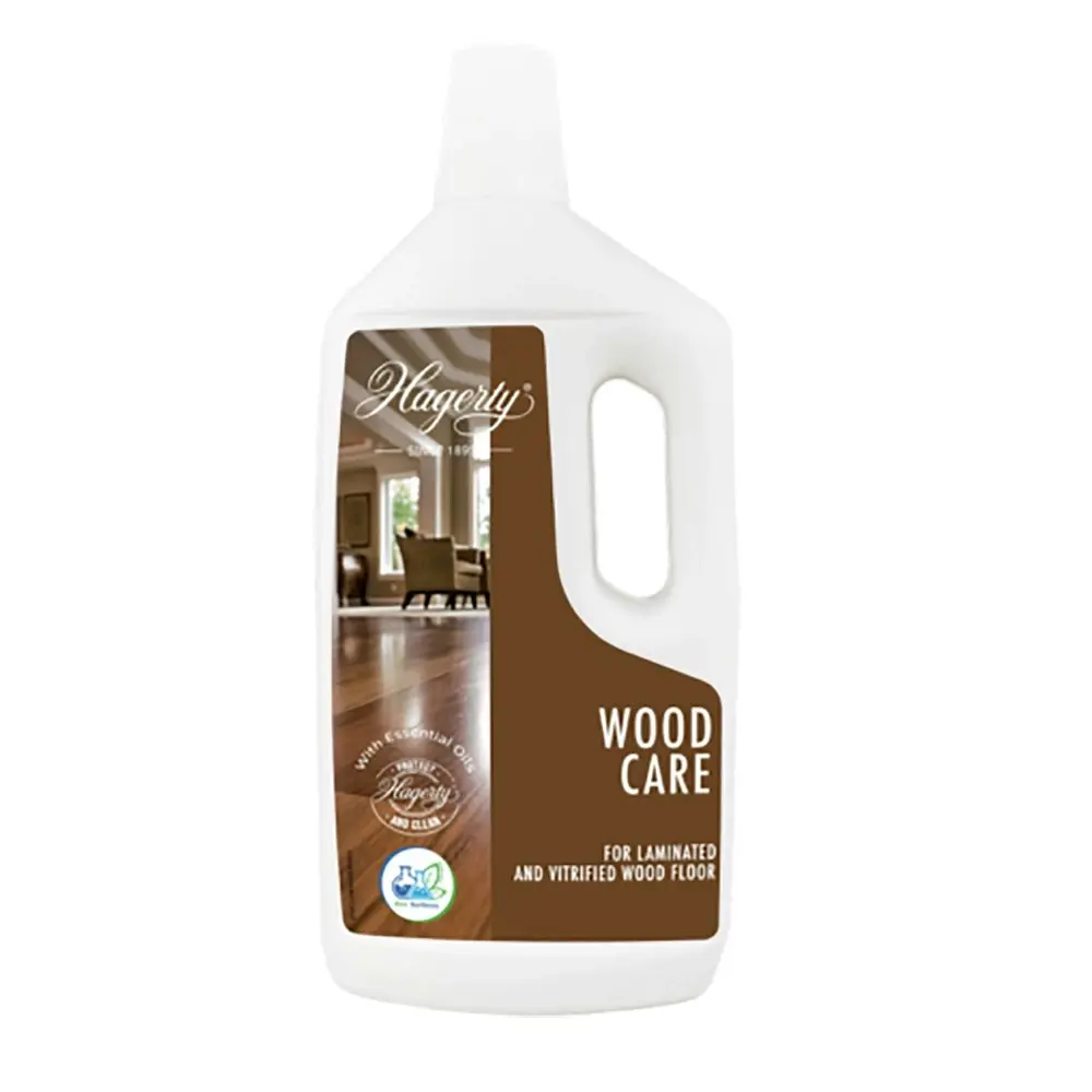 Hagerty Cleaning Products Laminated and Vitrified Wood Floor Cleaner Care 1L - Home & Garden