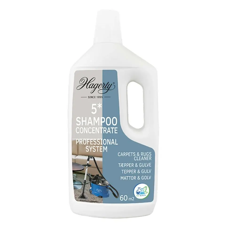 Hagerty Cleaning Products 5 Star Shampoo Concentrate for Carpets and Fabric 1L - Home & Garden