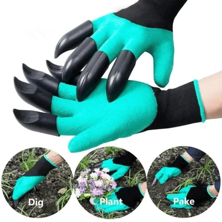 2Pcs Claw Gardening Gloves Outdoor Planting Gloves Garden Protective Gloves - Home & Garden