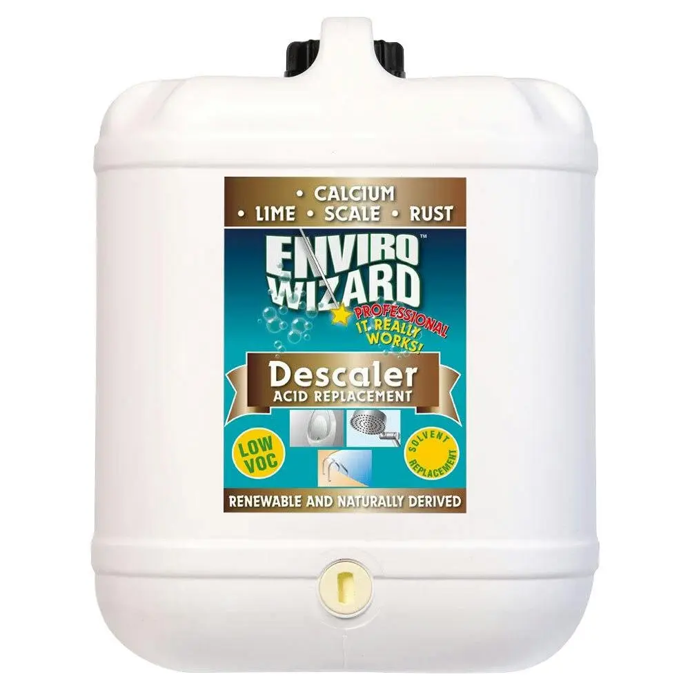 Enviro Wizard Organic Kitchen/Bathroom Calcium Lime & Rust Descaler Refill 20L - Home & Garden