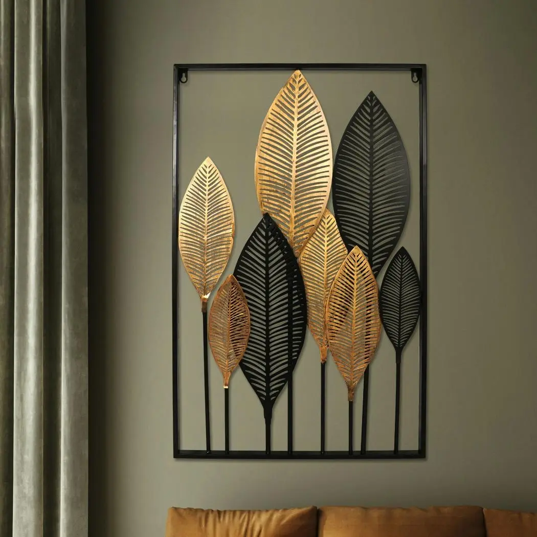 Traderight Group Large Metal Wall Art Leaf Tree Of Life Hanging Home Decor Sculpture Garden - Home & Garden