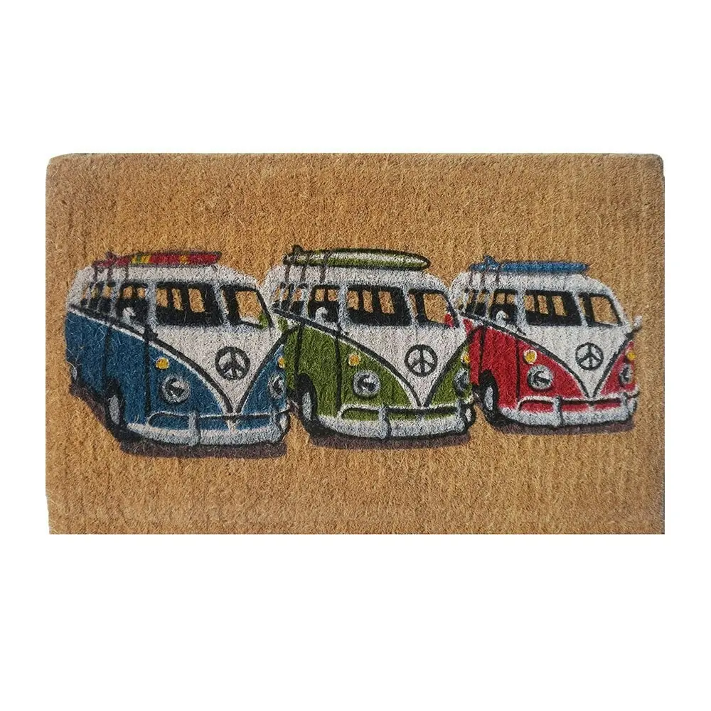 Solemate Premium 3 Kombi''s Mat 50x80cm Coconut Biodegradable Blue Green & Red - Home & Garden