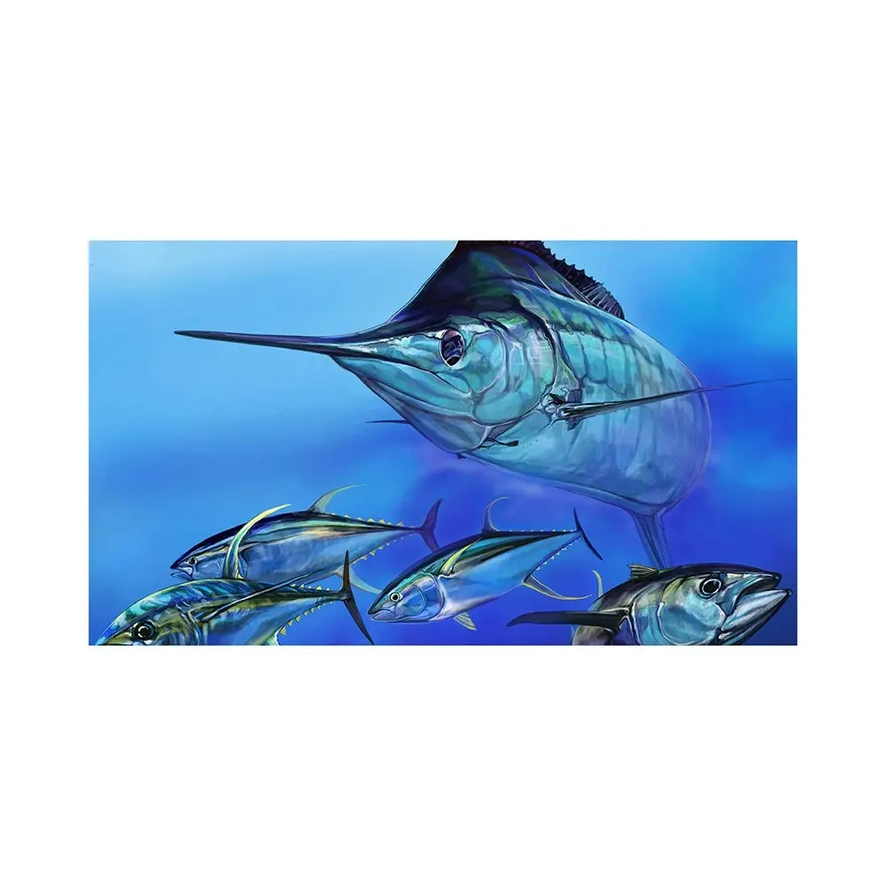 AFN Outdoor Protective Boat/Car Floor Mat Marlin Fish Print 5mm Thick 70x40cm - Home & Garden