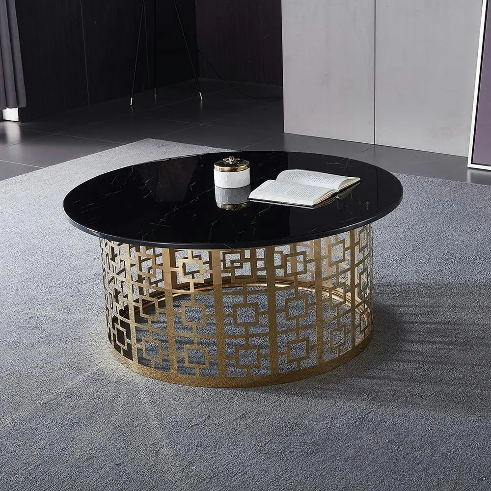 Quartz Marble Coffee Table - Furniture