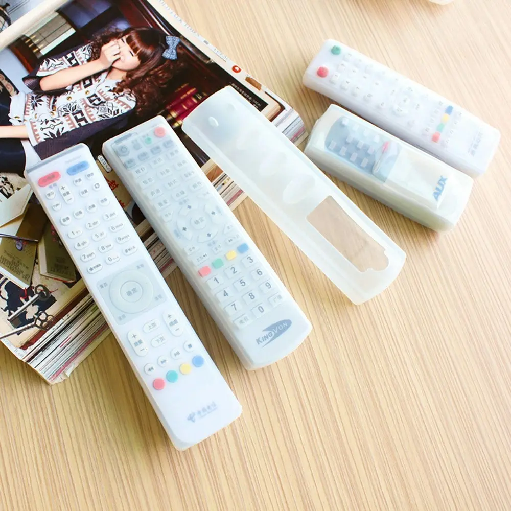Silicone Remote Control TV Air Condition Protective Case Clear Protector Case - Home & Garden