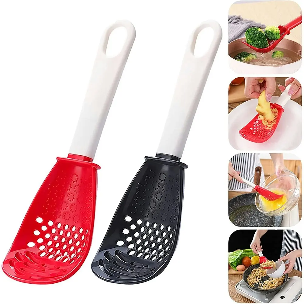 2 pack Kitchen multifunctional cooking spoon silicone kitchenware - Home & Garden