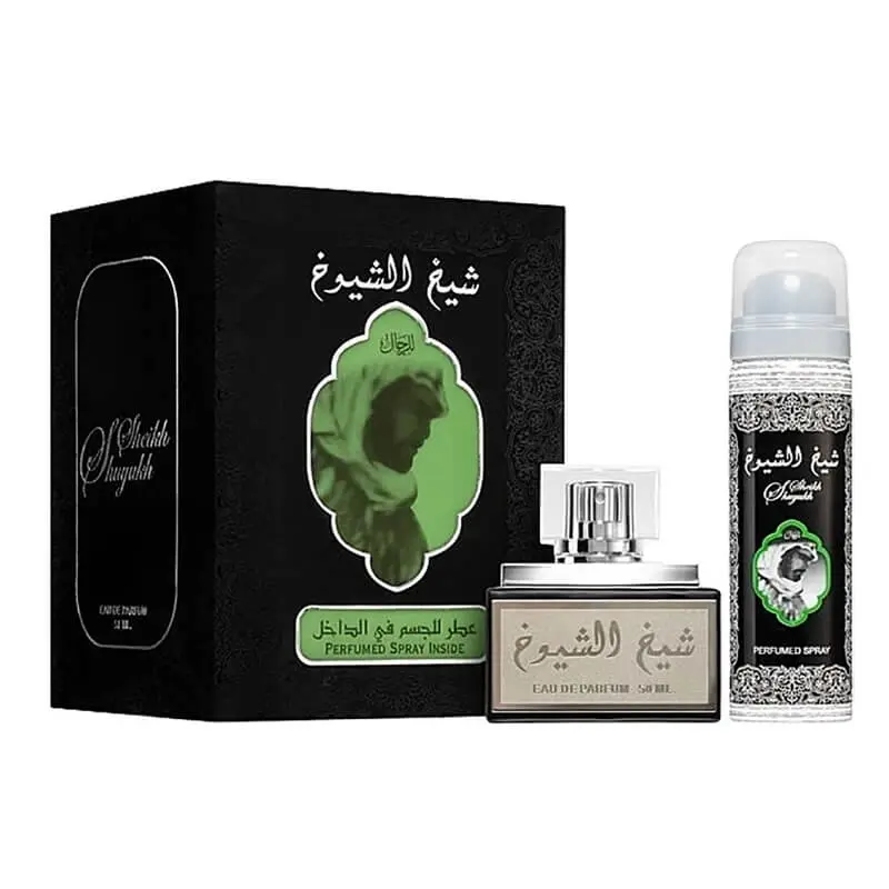 Lattafa Perfumes Sheikh Shuyukh 2pc Set 50ml EDP (Unisex) - Beauty