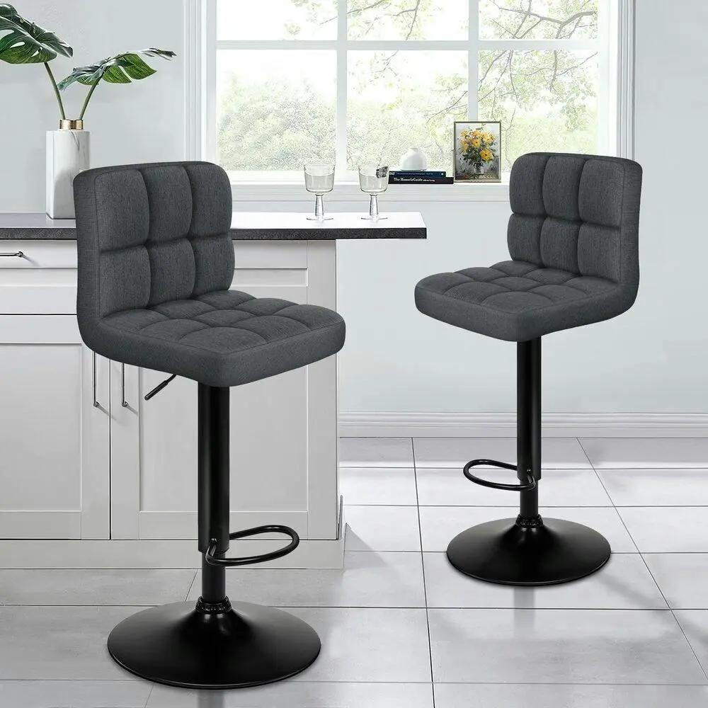 Alfordson Bar Stools L Shape Grey Ralph X2 - Shop Dining Chairs & Bar Stools