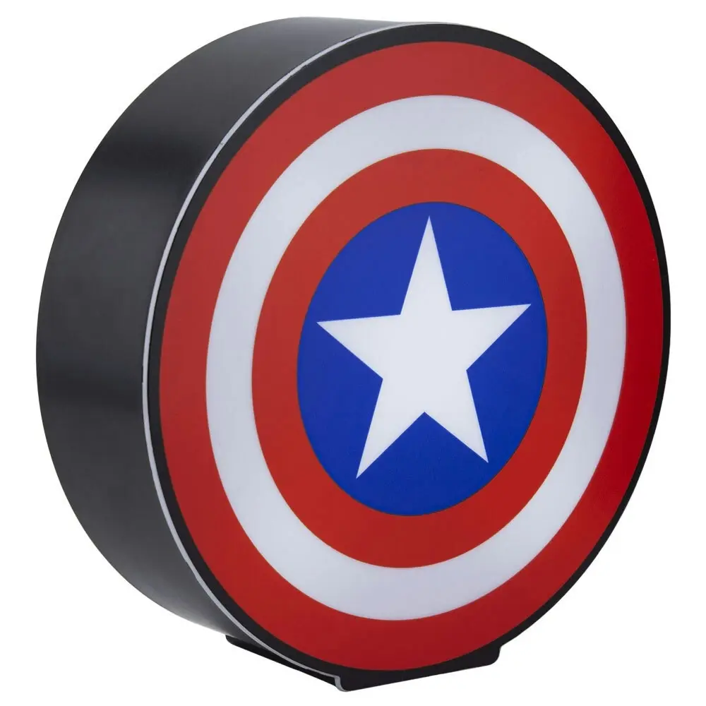 Captain America Shield Marvel 16cm Night Light Home/Room Desk/Tabletop Lamp - Home & Garden