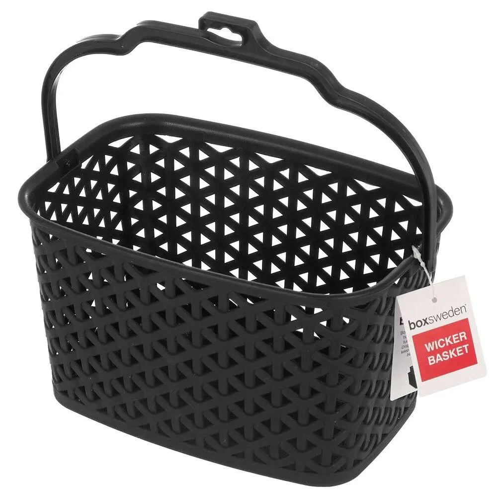 Boxsweden Wicker Design Peg Basket Storage Holder/Organiser w/ Hook Assorted - Home & Garden