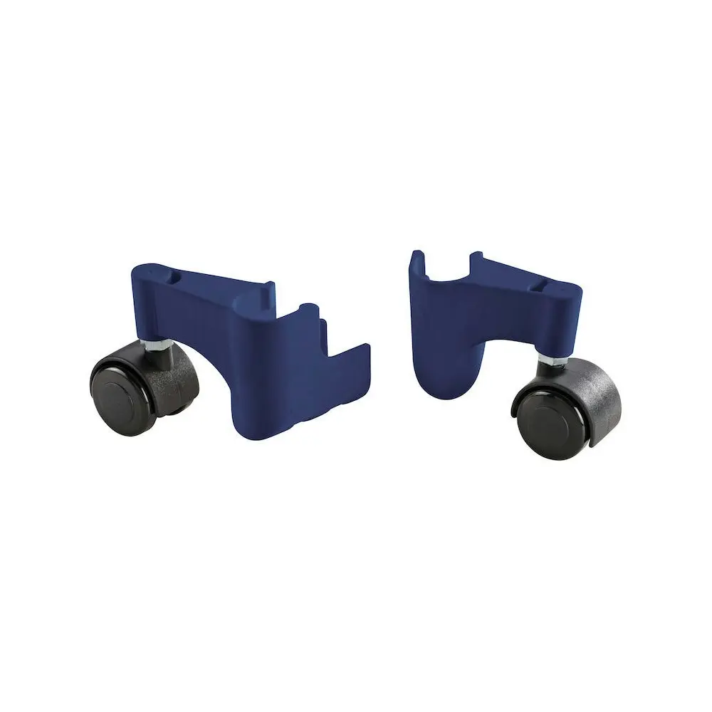 2pc Leifheit Pegasus Laundry Air Dryer Roller/Wheels Set Indoor/Outdoor Blue - Home & Garden
