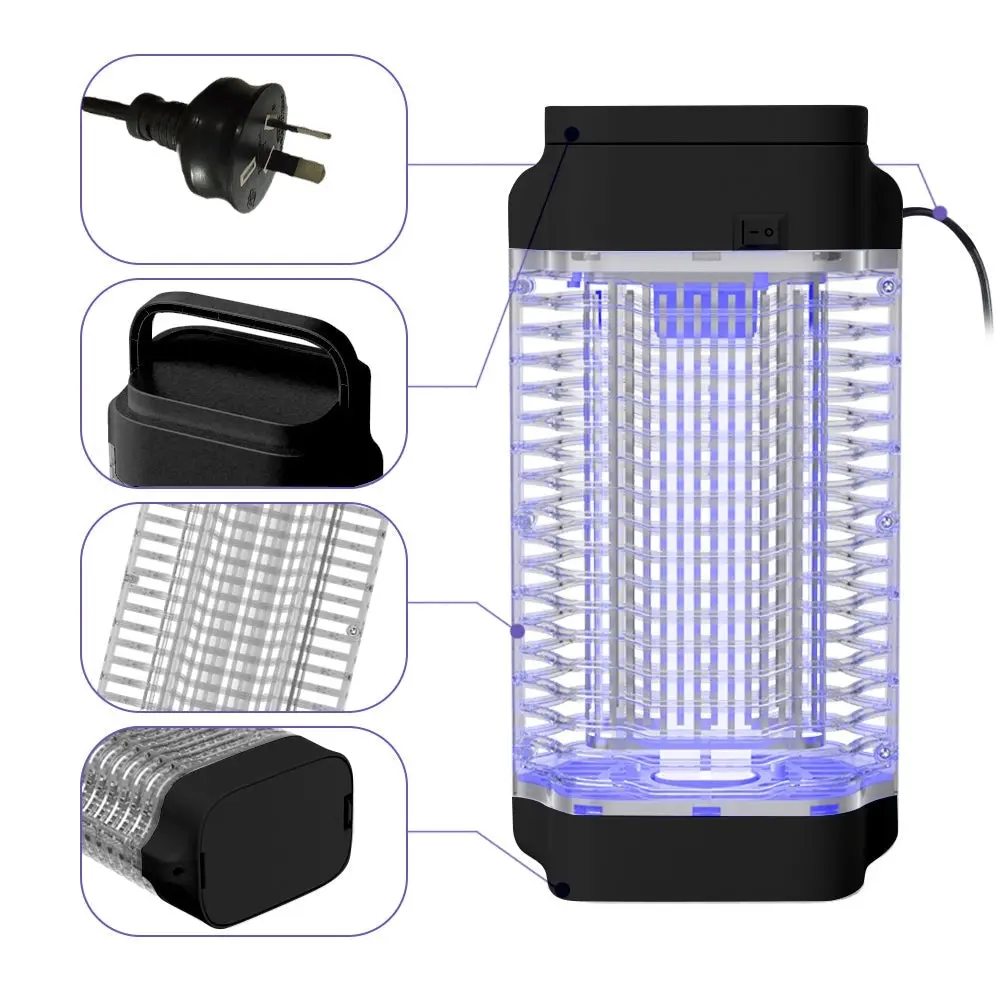 Salesbay Electric Bug Zapper Mosquito Insect Killer Uv Lamp Fluorescence Trap Catcher - Home & Garden
