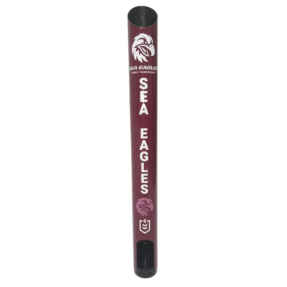 NRL Manly Sea Eagles Can Stubby Holder Dispenser Storage Wall Mountable 92x9cm - Furniture