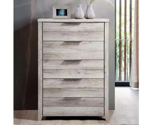 Alice Tallboy White Ash - Furniture