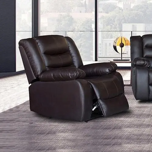 Fantasy Recliner Pu Leather 1R Brown - Furniture