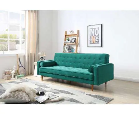 Sofa Marcella Green Standard Fabric - Furniture