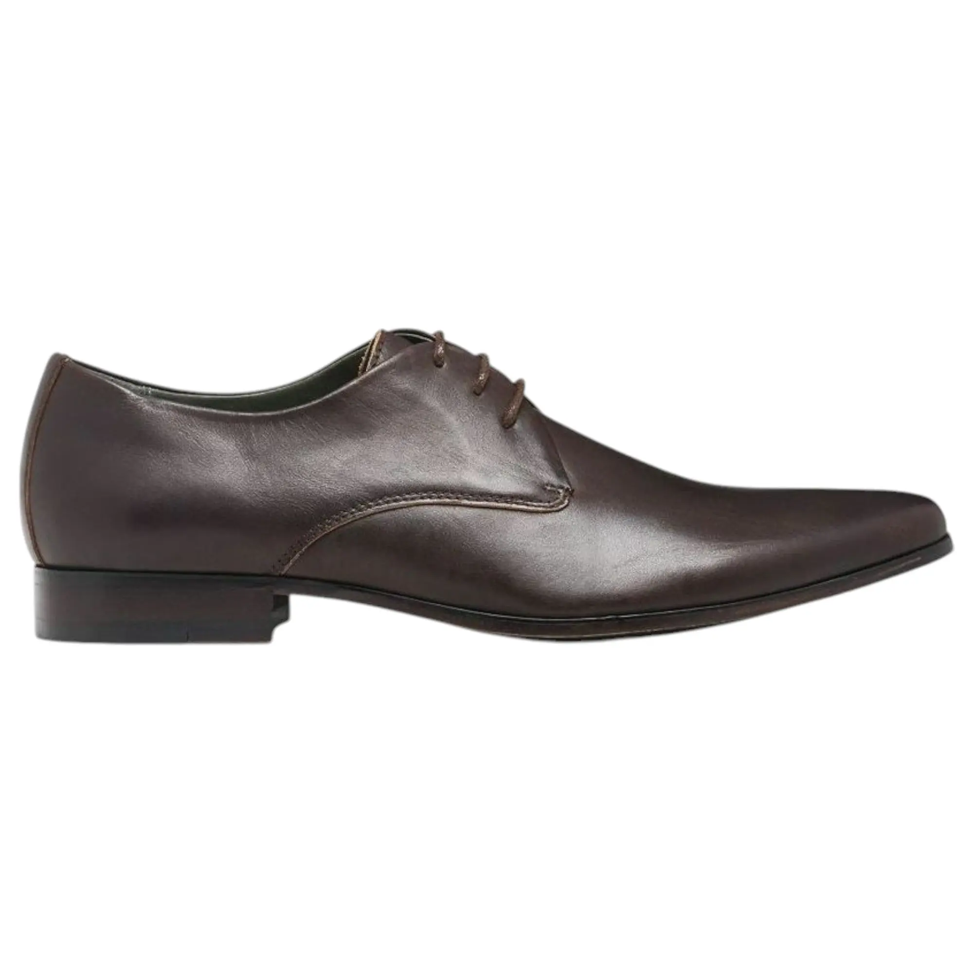Mens Julius Marlow Item Mens Brown Leather Lace Up Work Dress Shoes - Fashion