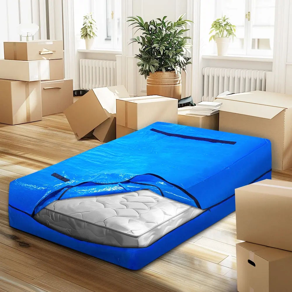 MOBI Mattress Bag Easy Moving Waterproof Protector Dust Cover King Single Size - Home & Garden